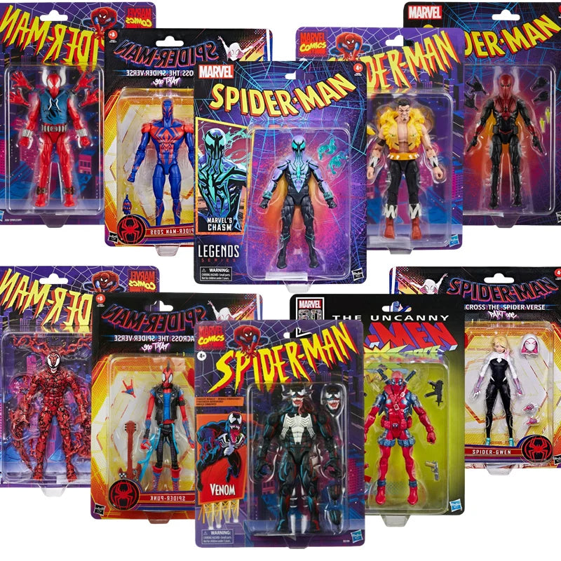 Hasbro Spider Man Venom Chasm SPIDER PUNK Carnage 2099 Deadpool Gwen Kraven Action Figure 1/12 Toys Model Doll kids for Toy Gift Hasbro Spider Man Venom Chasm SPIDER PUNK Carnage 2099 Deadpool Gwen Kraven Action Figure 1/12 Toys Model Doll kids for Toy Gift